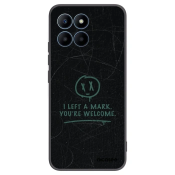 Picasee Μαύρη θήκη σιλικόνης για Honor 70 Lite - LEFT A MARK