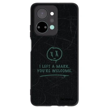 Picasee Μαύρη θήκη σιλικόνης για Honor X7a - LEFT A MARK