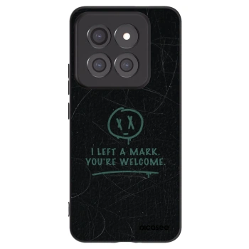 Picasee Μαύρη θήκη σιλικόνης για Xiaomi 14 Pro - LEFT A MARK