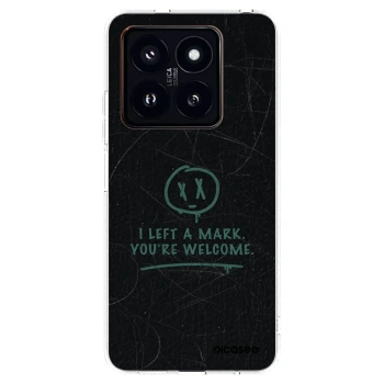 Picasee διαφανής θήκη σιλικόνης Xiaomi 14 Pro - LEFT A MARK