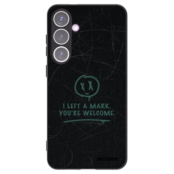 Picasee Μαύρη θήκη σιλικόνης για Samsung Galaxy S24+ S926B 5G - LEFT A MARK