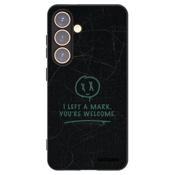 Picasee Μαύρη θήκη σιλικόνης για Samsung Galaxy S24 S921B 5G - LEFT A MARK