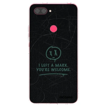 Picasee διαφανής θήκη σιλικόνης Xiaomi Mi 8 Lite - LEFT A MARK