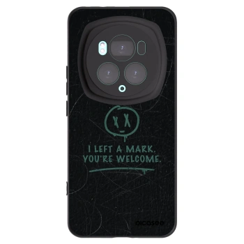 Picasee Μαύρη θήκη σιλικόνης για Honor Magic6 Pro - LEFT A MARK
