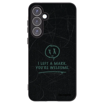 Picasee Μαύρη θήκη σιλικόνης για Samsung Galaxy A55 5G A556B - LEFT A MARK