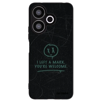 Picasee Μαύρη θήκη σιλικόνης για Xiaomi Redmi 13 4G - LEFT A MARK