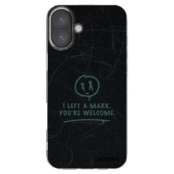 Picasee διαφανής θήκη σιλικόνης Apple iPhone 16 Plus - LEFT A MARK