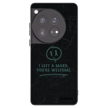 Picasee Μαύρη θήκη σιλικόνης για OnePlus 12 5G - LEFT A MARK