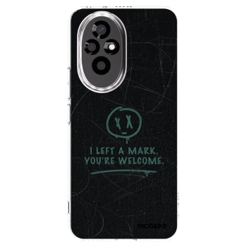 Picasee διαφανής θήκη σιλικόνης Honor 200 Pro 5G - LEFT A MARK