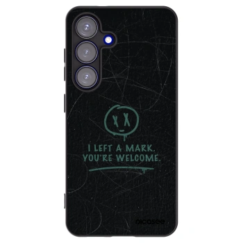 Picasee Μαύρη θήκη σιλικόνης για Samsung Galaxy S25 5G - LEFT A MARK