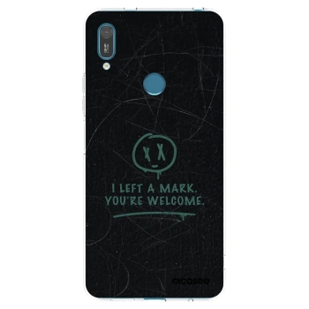 Picasee διαφανής θήκη σιλικόνης Huawei Y7 2019 - LEFT A MARK