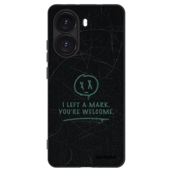 Picasee Μαύρη θήκη σιλικόνης για Xiaomi Poco X7 Pro 5G - LEFT A MARK