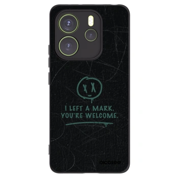 Picasee Μαύρη θήκη σιλικόνης για Xiaomi Redmi Note 14 4G - LEFT A MARK