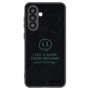 Picasee Μαύρη θήκη σιλικόνης για Samsung Galaxy A26 5G A266B - LEFT A MARK