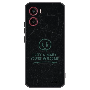 Picasee Μαύρη θήκη σιλικόνης για Motorola Moto G05 - LEFT A MARK