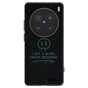 Picasee Μαύρη θήκη σιλικόνης για Vivo X200 Pro - LEFT A MARK