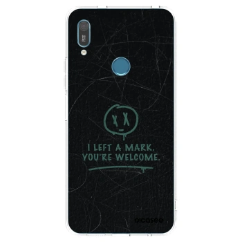 Picasee διαφανής θήκη σιλικόνης Huawei Y6 2019 - LEFT A MARK