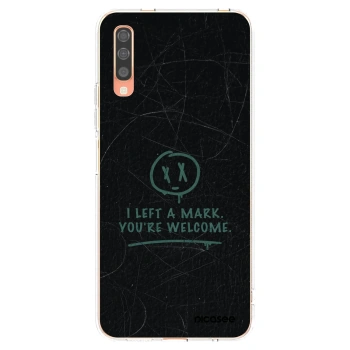 Picasee διαφανής θήκη σιλικόνης Samsung Galaxy A70 A705F - LEFT A MARK