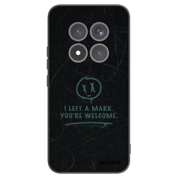 Picasee Μαύρη θήκη σιλικόνης για Xiaomi Redmi Note 15 Pro+ - LEFT A MARK