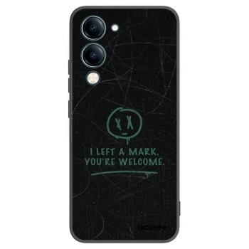 Picasee Μαύρη θήκη σιλικόνης για Vivo Y29s 5G - LEFT A MARK
