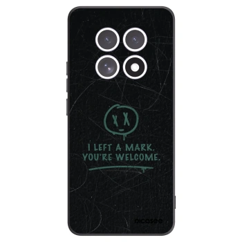 Picasee Μαύρη θήκη σιλικόνης για Xiaomi Redmi Note 15 - LEFT A MARK