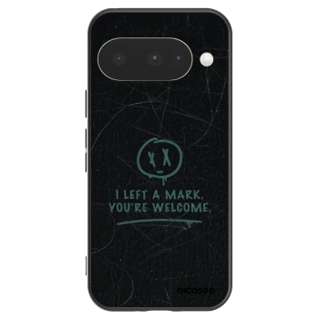 Picasee Μαύρη θήκη σιλικόνης για Google Pixel 10 - LEFT A MARK