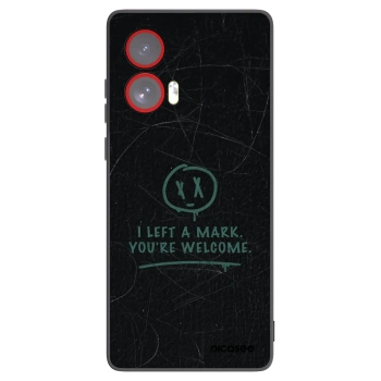 Picasee Μαύρη θήκη σιλικόνης για Motorola Edge 50 Fusion - LEFT A MARK