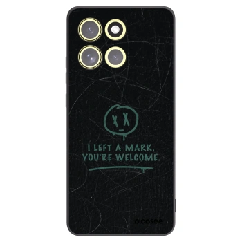 Picasee Μαύρη θήκη σιλικόνης για Motorola Moto G86 Power 5G - LEFT A MARK