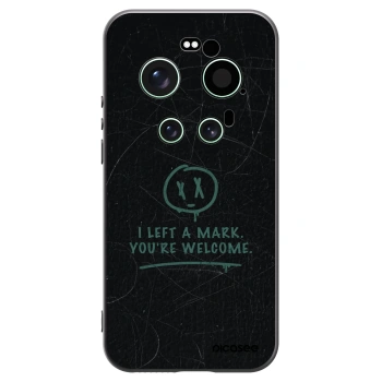 Picasee Μαύρη θήκη σιλικόνης για Xiaomi 17 Ultra - LEFT A MARK