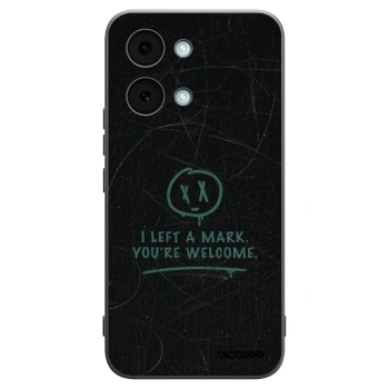 Picasee Μαύρη θήκη σιλικόνης για Xiaomi Poco X8 Pro Max - LEFT A MARK