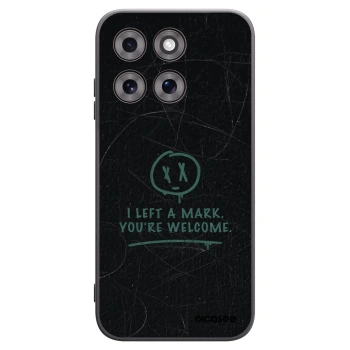 Picasee Μαύρη θήκη σιλικόνης για Motorola Moto G77 - LEFT A MARK