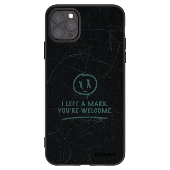 Picasee Μαύρη θήκη σιλικόνης για Apple iPhone 11 Pro Max - LEFT A MARK