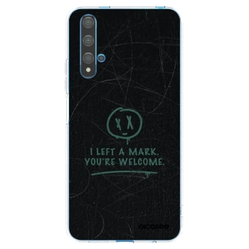 Picasee διαφανής θήκη σιλικόνης Huawei Nova 5T - LEFT A MARK