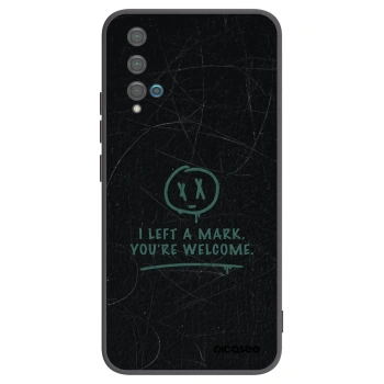 Picasee Μαύρη θήκη σιλικόνης για Huawei Nova 5T - LEFT A MARK