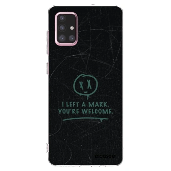 Picasee διαφανής θήκη σιλικόνης Samsung Galaxy A71 A715F - LEFT A MARK