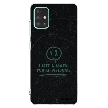 Picasee διαφανής θήκη σιλικόνης Samsung Galaxy A51 A515F - LEFT A MARK