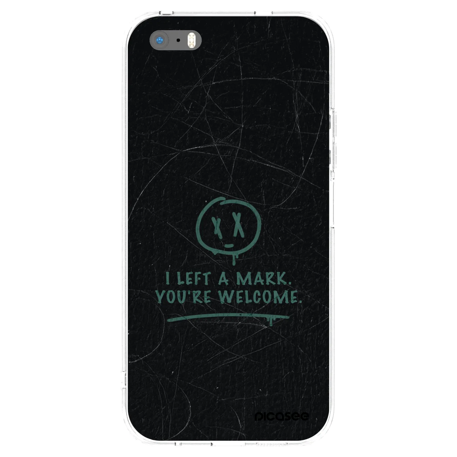 Picasee διαφανής θήκη σιλικόνης Apple iPhone 5/5S/SE - LEFT A MARK