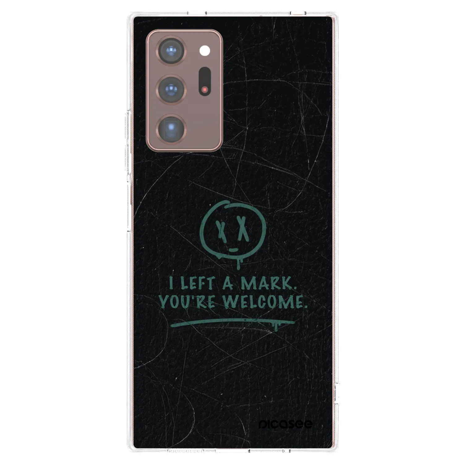 Picasee διαφανής θήκη σιλικόνης Samsung Galaxy Note 20 Ultra - LEFT A MARK