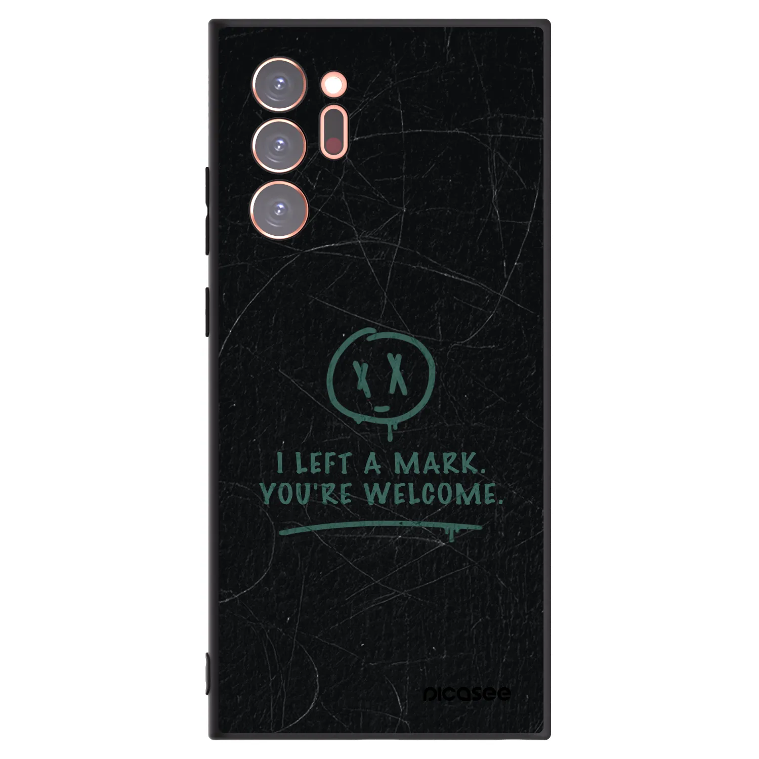 Picasee Μαύρη θήκη σιλικόνης για Samsung Galaxy Note 20 Ultra - LEFT A MARK