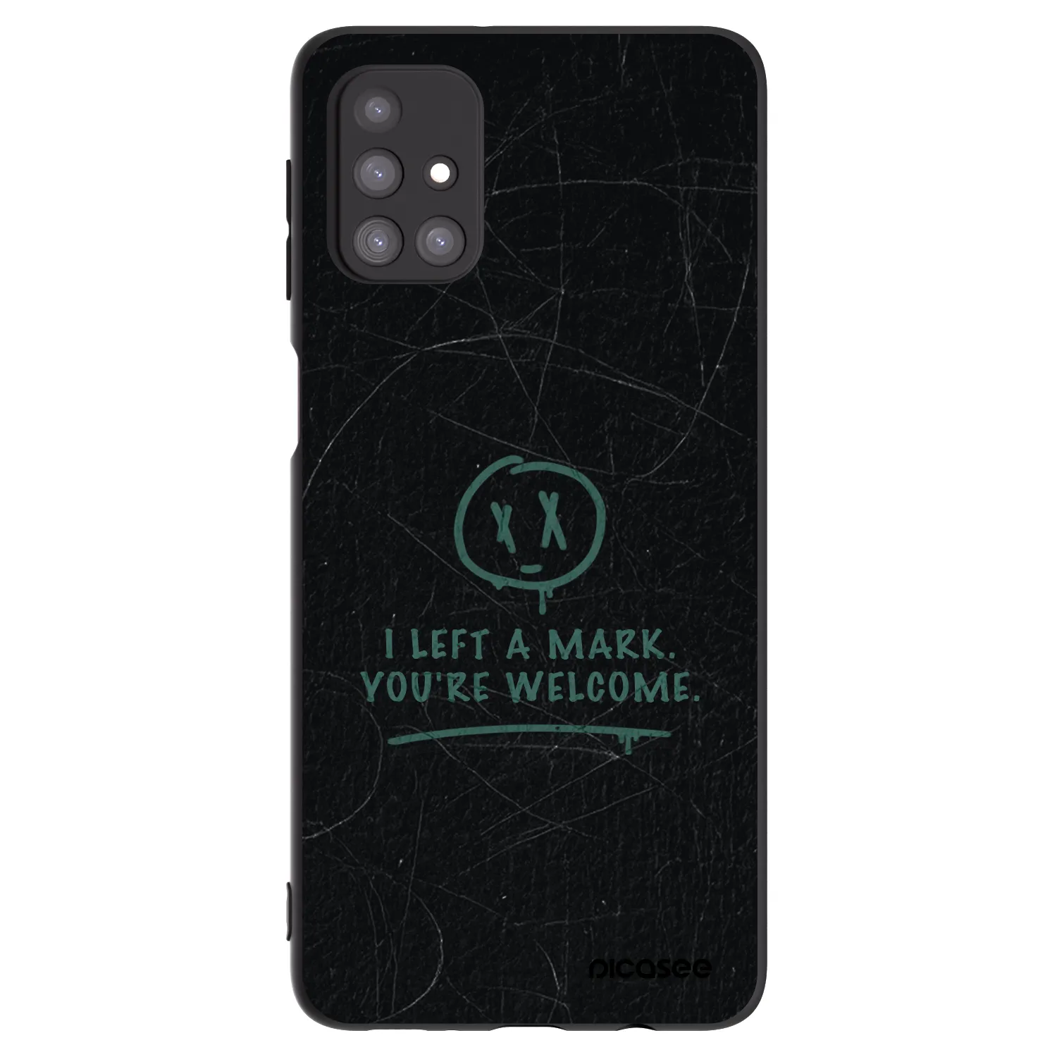 Picasee Μαύρη θήκη σιλικόνης για Samsung Galaxy M31s - LEFT A MARK