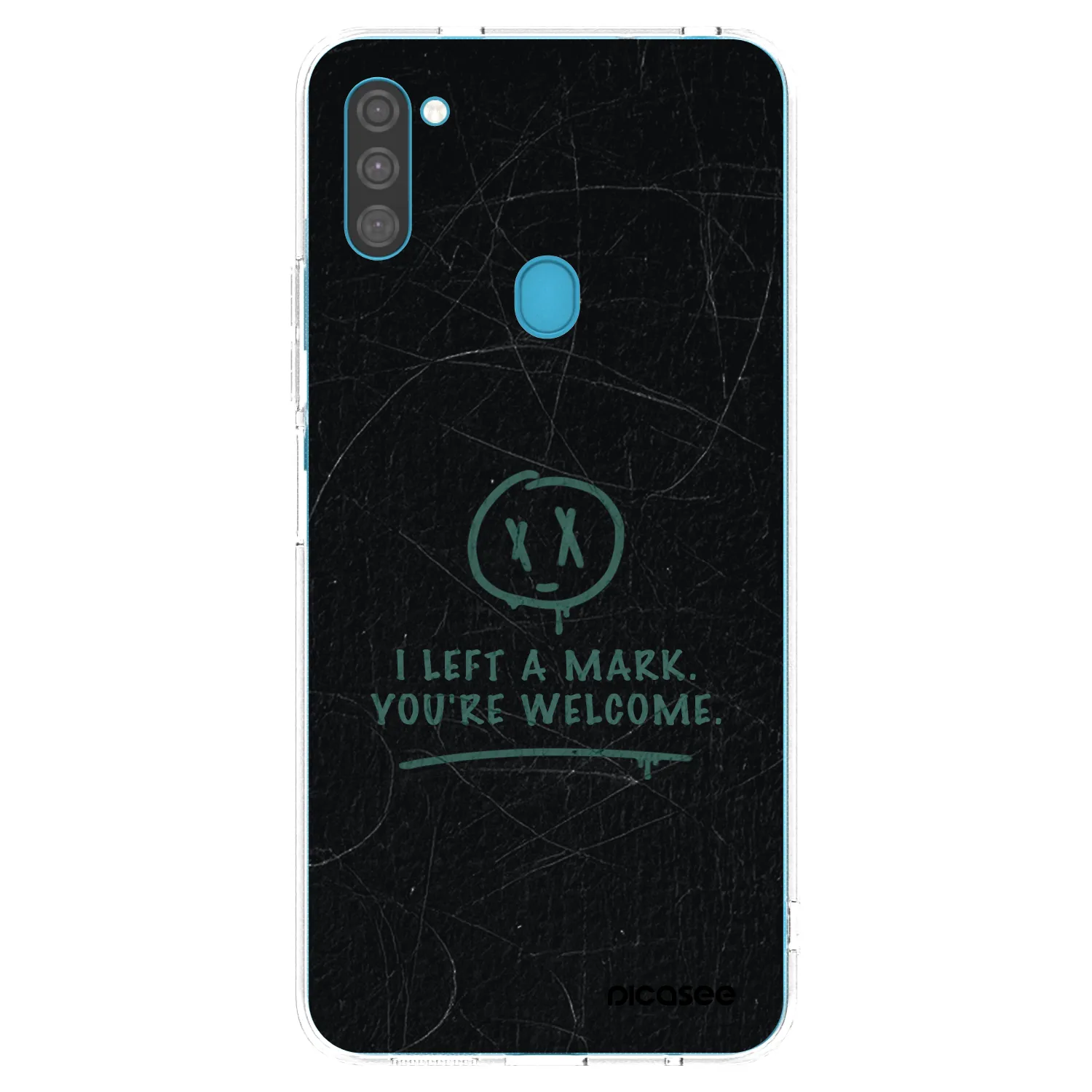 Picasee διαφανής θήκη σιλικόνης Samsung Galaxy M11 - LEFT A MARK