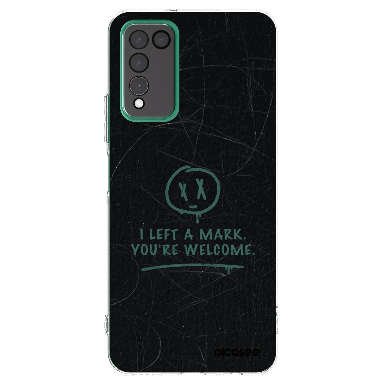 Picasee διαφανής θήκη σιλικόνης Honor 10X Lite - LEFT A MARK