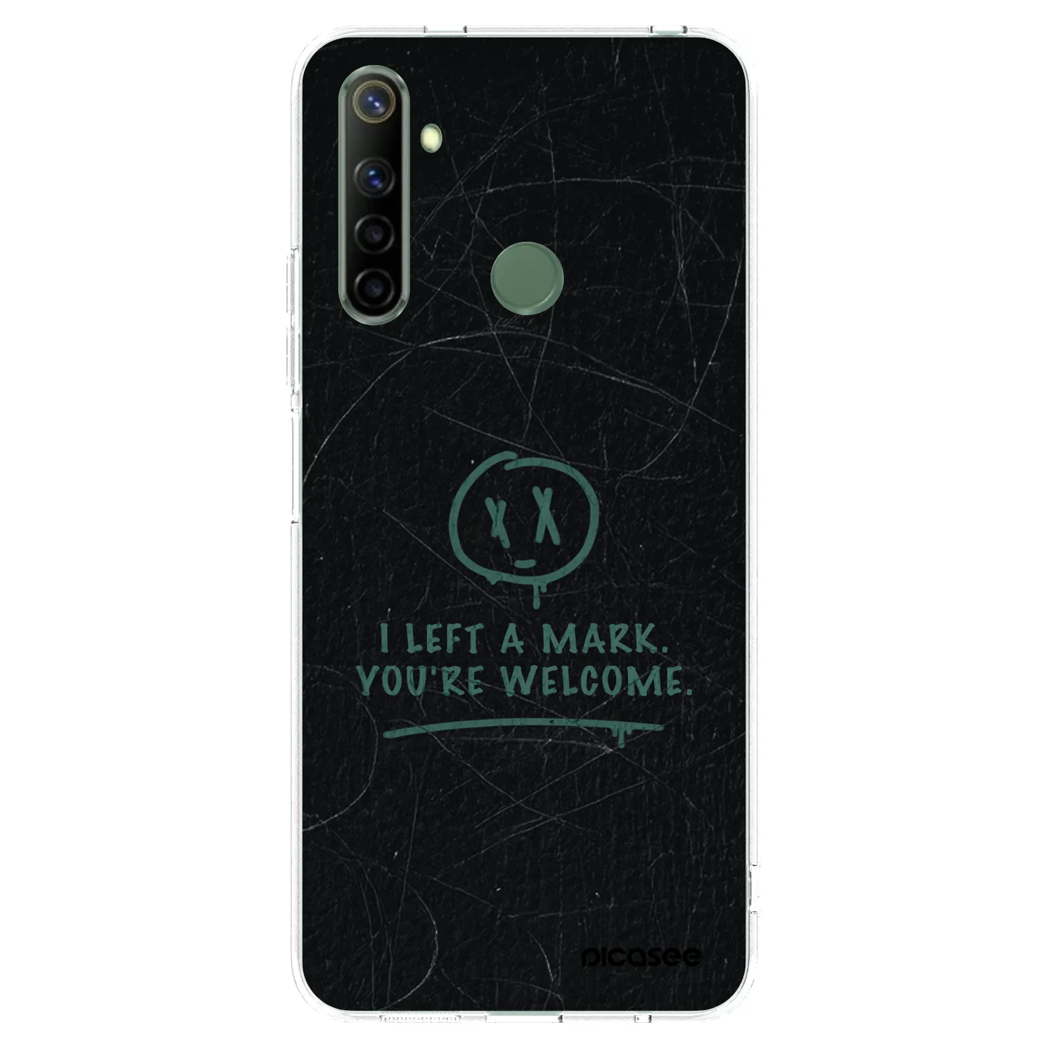 Picasee διαφανής θήκη σιλικόνης Realme 6i - LEFT A MARK