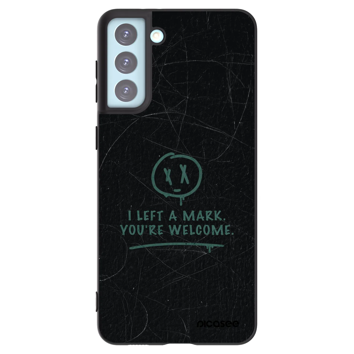 Picasee Μαύρη θήκη σιλικόνης για Samsung Galaxy S21+ 5G G996F - LEFT A MARK