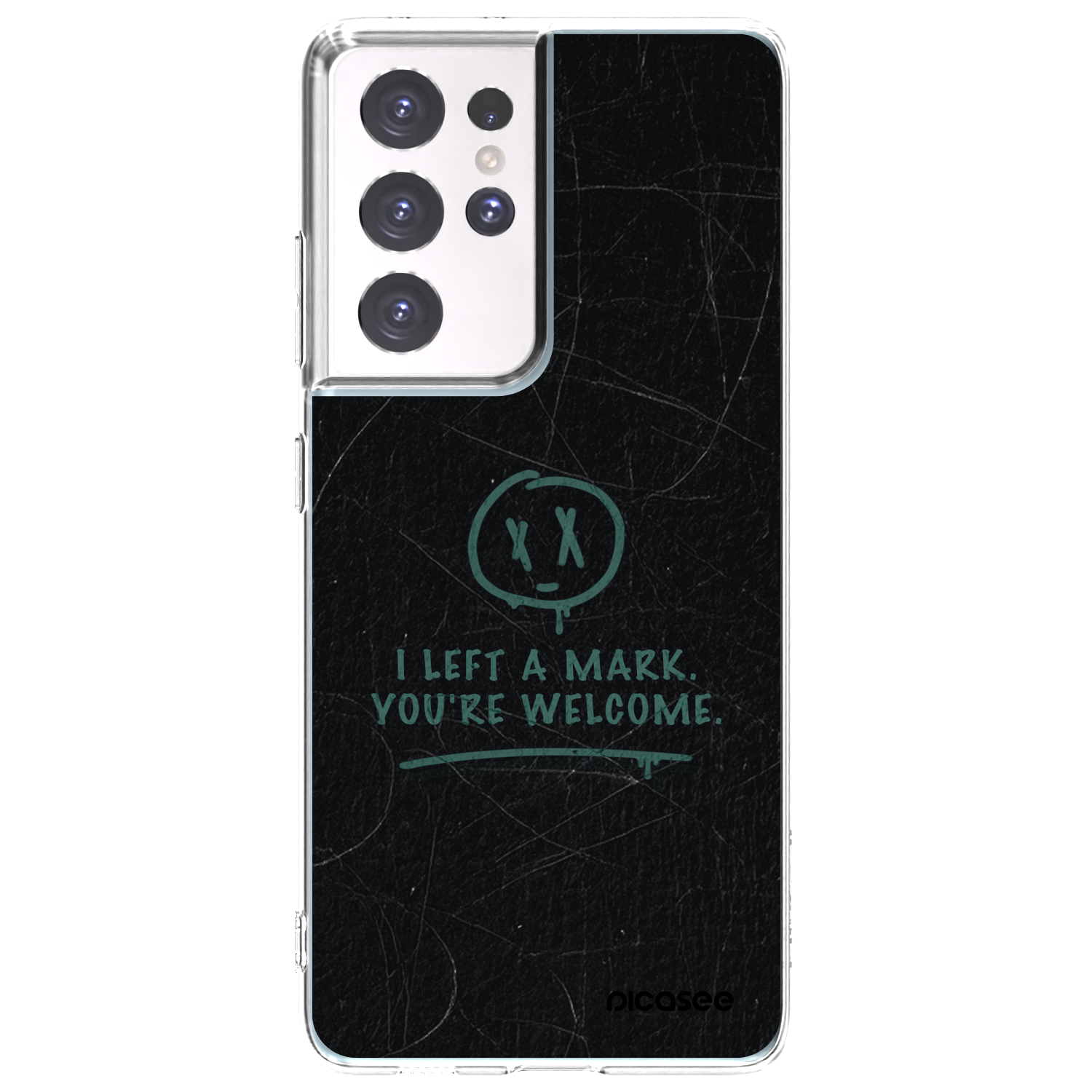 Picasee διαφανής θήκη σιλικόνης Samsung Galaxy S21 Ultra 5G G998B - LEFT A MARK