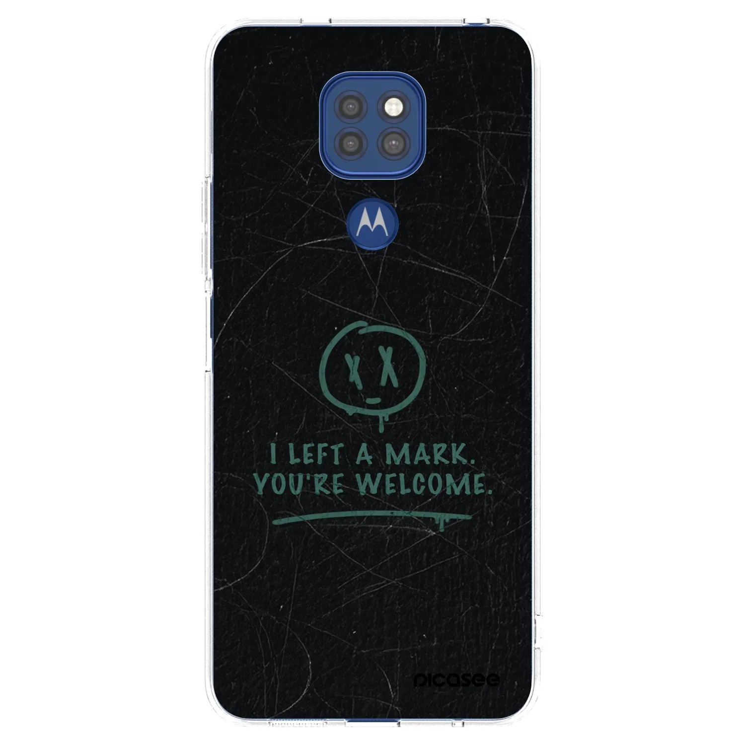 Picasee διαφανής θήκη σιλικόνης Motorola Moto G9 Play - LEFT A MARK