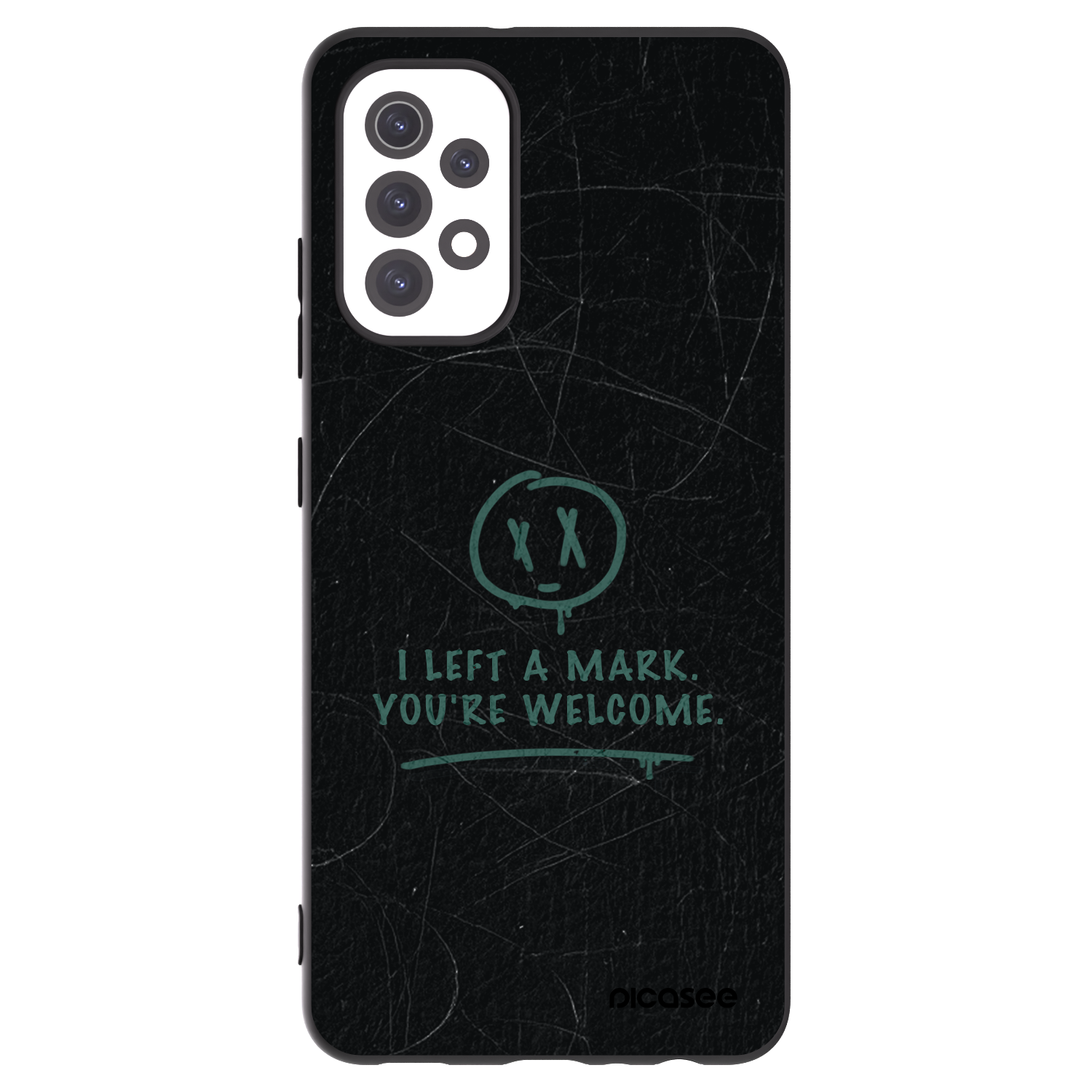 Picasee Μαύρη θήκη σιλικόνης για Samsung Galaxy A32 5G A326B - LEFT A MARK