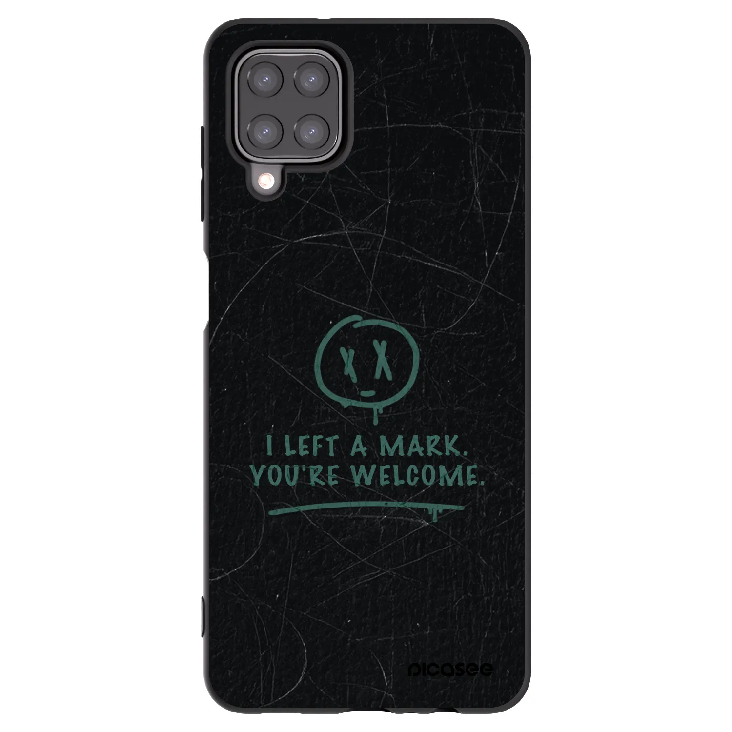 Picasee Μαύρη θήκη σιλικόνης για Samsung Galaxy M12 M127F - LEFT A MARK