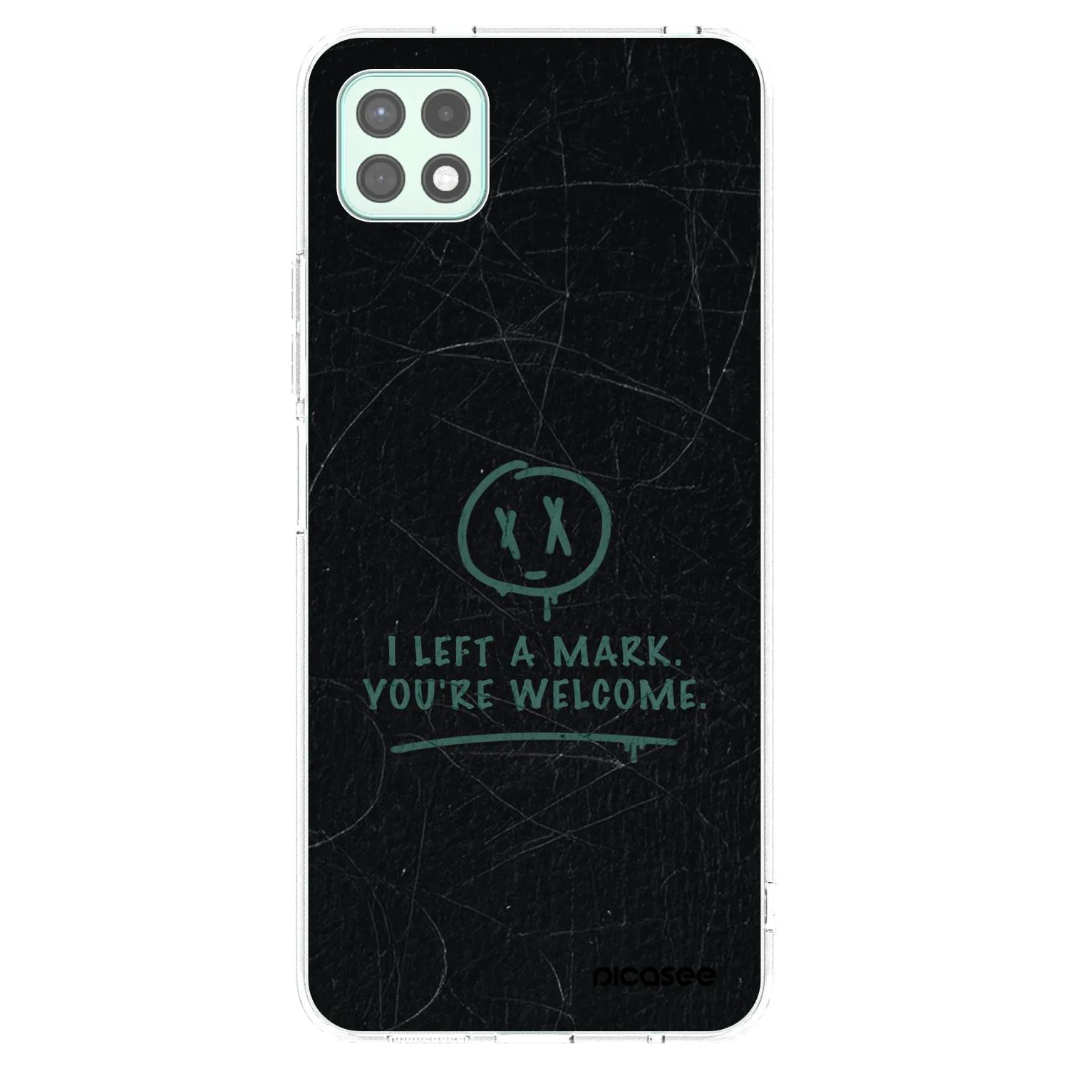 Picasee διαφανής θήκη σιλικόνης Samsung Galaxy A22 A226B 5G - LEFT A MARK