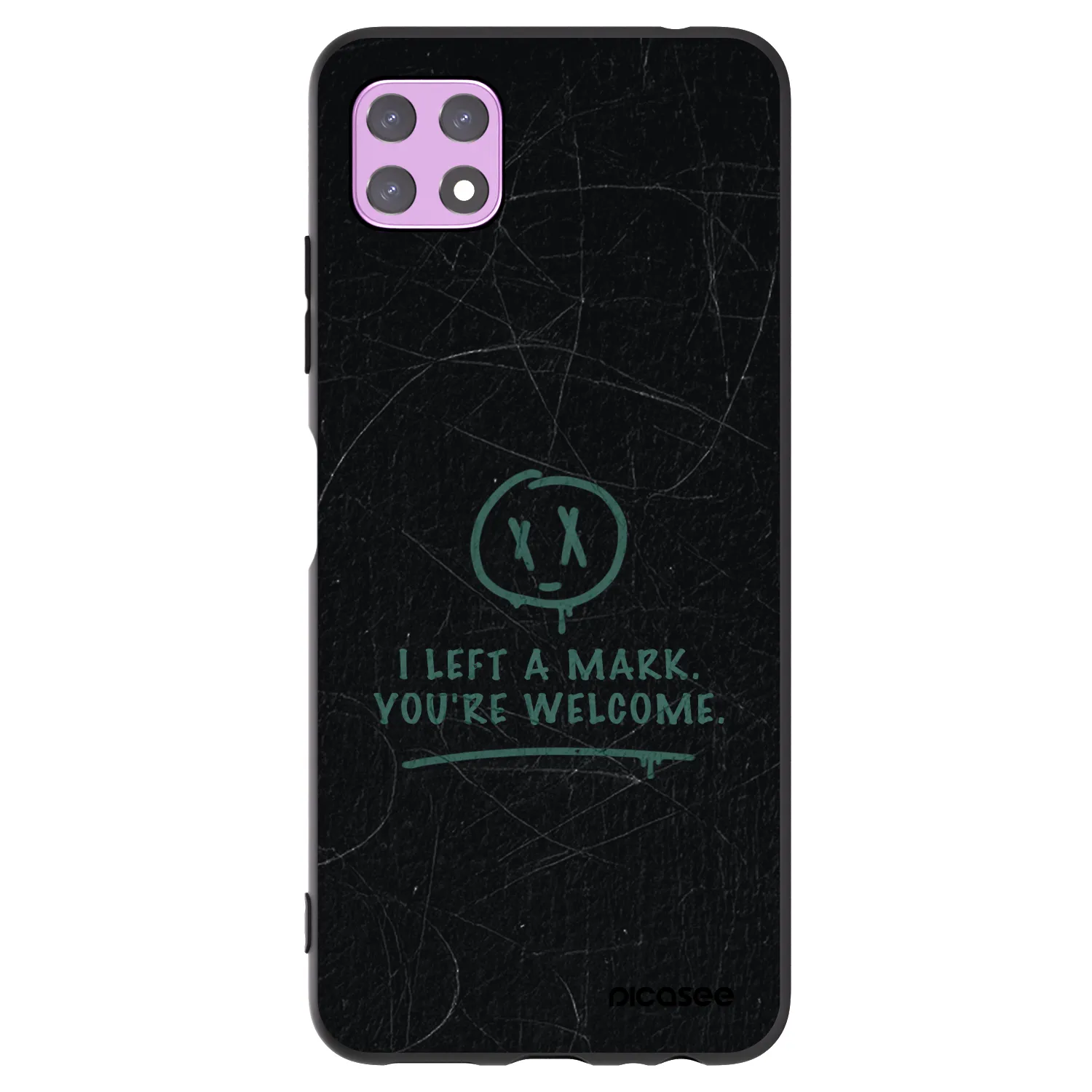 Picasee Μαύρη θήκη σιλικόνης για Samsung Galaxy A22 A226B 5G - LEFT A MARK